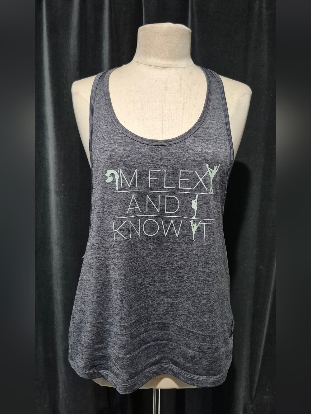 Soffe Women's Charcoal Tank Top